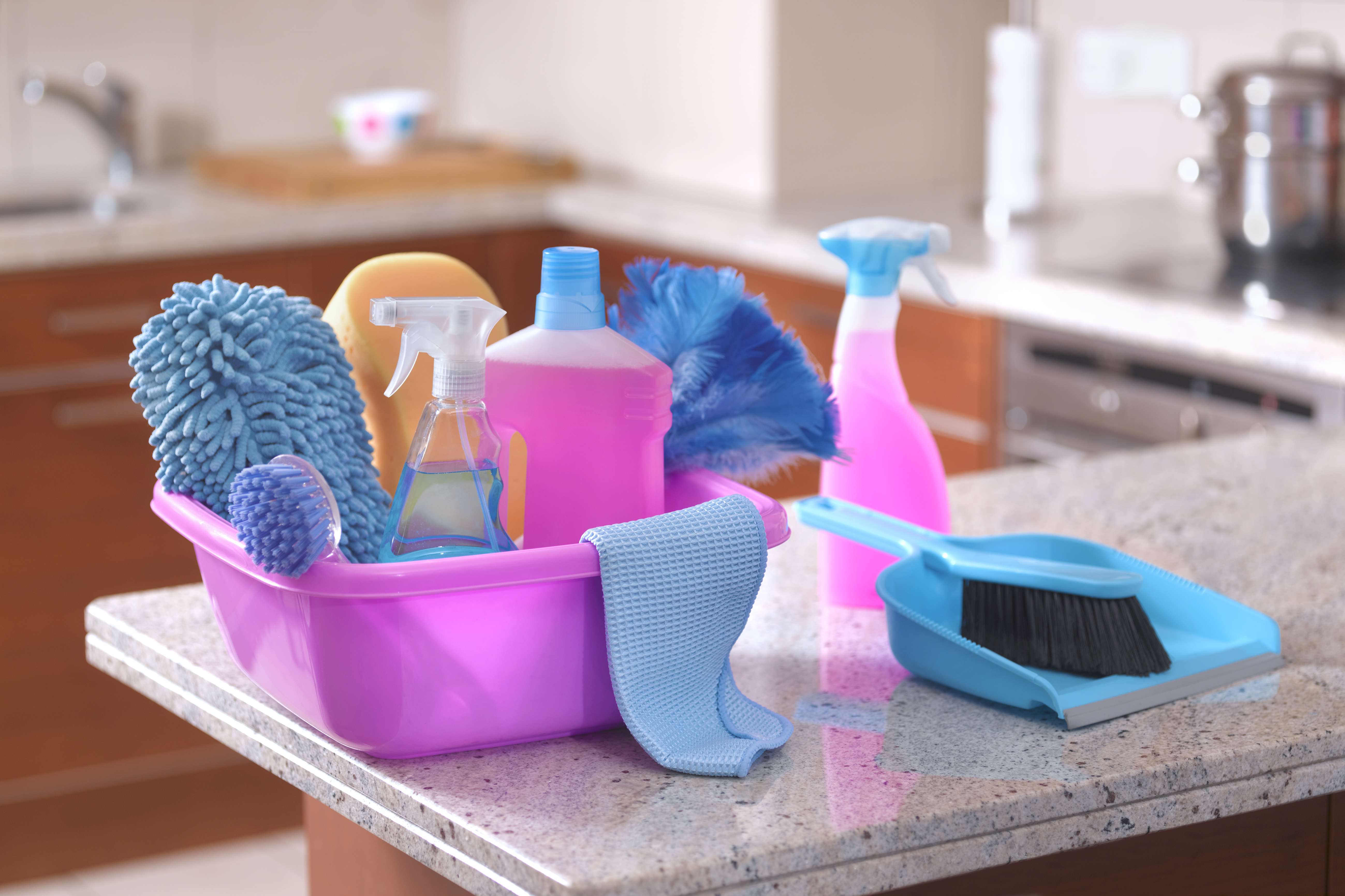 Professional cleaning supplies